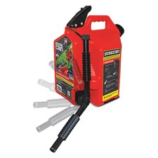 Surecan Sur5sfg2 Gas Can, Hdpe, 5 Gal, Flexible Rotating Nozzle, Self Venting, picture