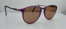 Vintage Vista Purple Oval Hong Kong Sunglasses FRAMES ONLY picture