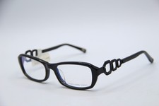 NEW CARMEN MARC VALVO JACQUI ONYX BLACK AUTHENTIC FRAMES EYEGLASSES 50-16 picture