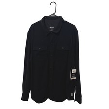 Outdoor Research Trail Mix Shirt Jacket Mens XL Black Micro Grid Fleece Shacket picture