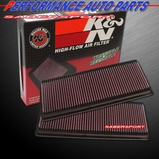 Two K&N 33-2181 Air Intake Drop in Filters for Mercedes Benz **See Detail** picture
