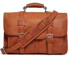 New KORCHMAR Garfield Full Grain Leather Laptop Briefcase Business Bag picture