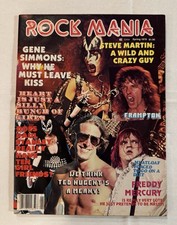 KISS ✨ VINTAGE AUCOIN ERA SPRING 1979 ROCK MANIA MAGAZINE ✨VERY NICE CONDITION ✨ picture