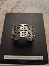 Unusual gorgeous & heavy Taxco Mexican Cuff Bracelet picture