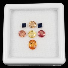 1.43 Ct Natural Sapphire Mix Color Mix Shape Loose Gemstones Lot picture