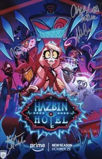 Signed Hazbin Hotel 11x17 Alabado, Borle, Cooper, Perez Official Pix COA picture