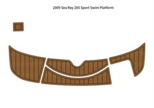 2009 Sea Ray 205 Sport Swim Platform Pad Boat EVA Foam Faux Teak Deck Floor Mat picture