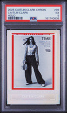 Panini 2025 Caitlin Clark Chronicled Snapshots Indiana Fever #99 Holo PSA 5 picture