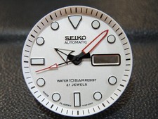 NEW WHITE DIAL, HANDS & M.T DAY/DATE 10BAR LARGE DIVERS SKX007-009 / NH36 /4R36 picture
