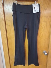 RBX Women's Brushed Back Fleece Bootcut Pant w/Floating Pockets Size Large NWT picture