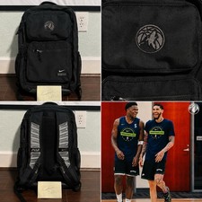 RARE Minnesota Timberwolves Team Issued Nike Utility Backpack 🏀 picture