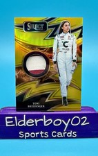 Toni Breidinger /10 Firesuit Sparks Gold Prizm 2025 Panini Select Racing Nascar picture