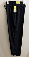 All In Motion Women's Flex Woven Taper Pant Black High Rise Drawstring Athletic picture