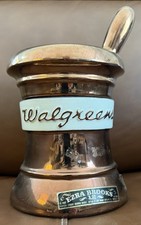 VINTAGE 1973 EZRA BROOKS WALGREENS COPPER HERITAGE CHINA DECANTER picture