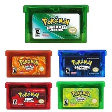 For Gameboy Advance GBA : Emerald, Sapphire, Ruby, LeafGreen, FireRed : Version picture
