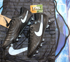 Nike Tiempo Legend 10 Elite FG Soccer Cleats Black string bag  Size 5.5 and 6.5 picture