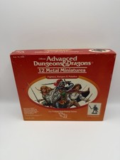 TSR 1983 AD&D Advanced Dungeons & Dragons 12 Metal Miniatures Fighters Rangers picture