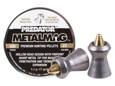 JSB PREDATOR METALMAG 200 Count POINTED 5.5mm .22 Caliber Premium Airgun Pellets picture