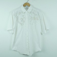 Vintage Small Top Y2K New Years Eve Embroidered Sequins Maximalist Western 2000 picture