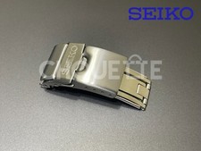 OEM Seiko 18mm MM300 Marine Master STAINLESS STEEL Clasp with DiaShield Coating picture