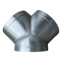 16” Y-Duct connector NEW, HVAC Galvanized picture