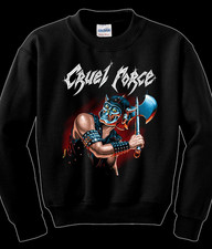 VTG Cruel Force Full Size SweatShirt Underground Metal Vibes For Gifts DT1309 picture