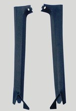 New 1969 - 1970 Ford Mustang Fastback Mach Boss 302 Pillar Trim Moldings Black picture