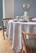 Williams Sonoma Jacquard Rare Lavender Bunny Spring/Easter Top Lot 70x108” NEW picture