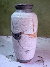 Vintage Japanese Shino Style Art Pottery Vase Signed 1970s Oriental Original picture