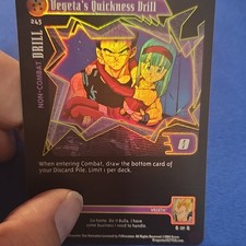 Score Dragon Ball GT Vegeta's Quickness Drill Non-Combat #245 EN 2004 Foil picture