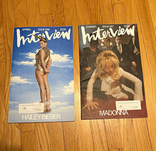 Interview Magazine 2026 2 Issues Madonna & Hailey Bieber Issues 566, 567 picture