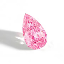 1.15CT Natural Baby Pink Diamond Pear Cut 6x8mm VVS1 D Grade Certified Stone C91 picture