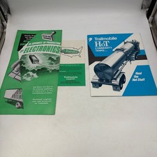 Vintage Trailmobile Trailer Brochure Lot 3 Hot Commodity Tanks Van Dealer Guide picture