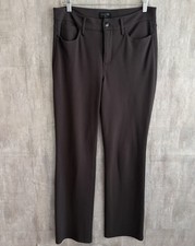 NYDJ Sculpt-Her Pants Women's Sz 10 Marilyn Straight Lift Tuck Technology Brown picture
