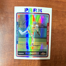 Topps 2005 Topps Chrome Chan Ho Park Refractor #41 Texas Rangers picture