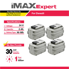 4x 24V 2Ah NiMh Battery for DeWalt DW0240, DW0242, DW0241, DE0240 picture