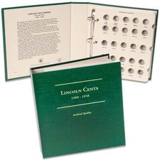 1909-1958 Lincoln Cent Album, Wheat Cent Penny Album Volume 1 picture