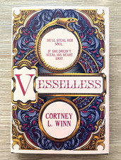 The Bookish Box Vesselless Cortney L. Winn HC Illustrated Signed Edition -smudge picture