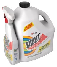 Shout Triple-Acting Laundry Stain Remover 128 fl. oz. refill + 22 fl. oz trigger picture