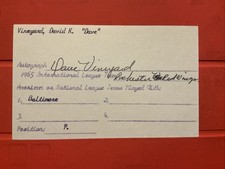 Dave Vineyard 🔥🔥🔥🔥MLB: 1964 Baltimore Orioles 🔥🔥🔥🔥Autograph🧢 picture