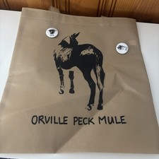 Orville peck Mule listening party tote bag and pins picture