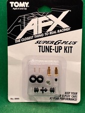 ORIGINAL TOMY AFX SUPER G-PLUS TUNE UP KIT, BLACK WHEELS, NEW UNUSED picture