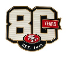 49ers 80th Anniversary Patch picture