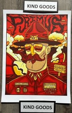 100% Authentic PRIMUS 2017 Red Rocks VIP Concert Poster #’d /300 🔥 By Jim Mazza picture