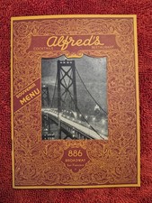 VINTAGE c1950 MENU ALFRED'S STEAKHOUSE RESTAURANT 886 BROADWAY SAN FRANCISCO picture