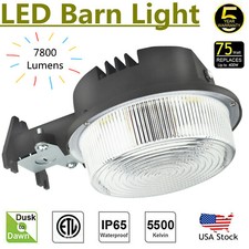 Outdoor LED Barn Yard Street Security Light Dusk to Dawn Waterproof Flood light picture