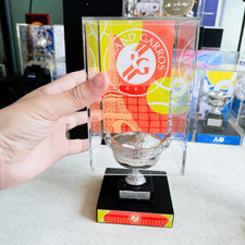 Roland Garros French Open Men's Singles Tennis Trophy With Box Sports Fan picture