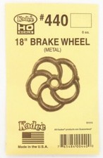 Kadee HO scale # 440 ~ Metal Brake Wheel 18