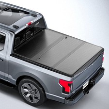 5.5FT Hard Tonneau Cover 3-Fold For 2009-2026 Ford F-150 F150 Truck Bed W/LED picture