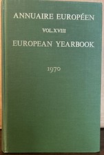 European Yearbook  Annuaire Europeen, Volume 18 (1970) picture